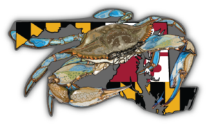 MD Blue Crab Decal – Windsor Wildlife