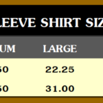 longsleeve sizeguide
