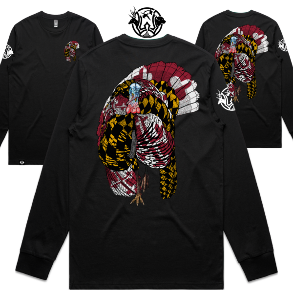 long sleeve turkey maryland strutting tom