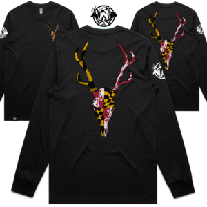 long sleeve sika maryland stag skull