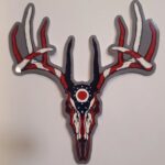 decal sika deer stag bugel with md bay