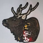 decal sika deer stag bugel with md bay
