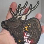 decal sika deer stag bugel with md bay