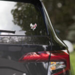nc buck skull bubble free stickers