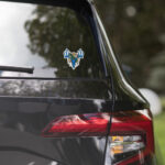 ok buck skull flag bubble free stickers