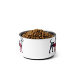 tx blue lacey dog bowl