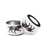 md black lab pet bowl