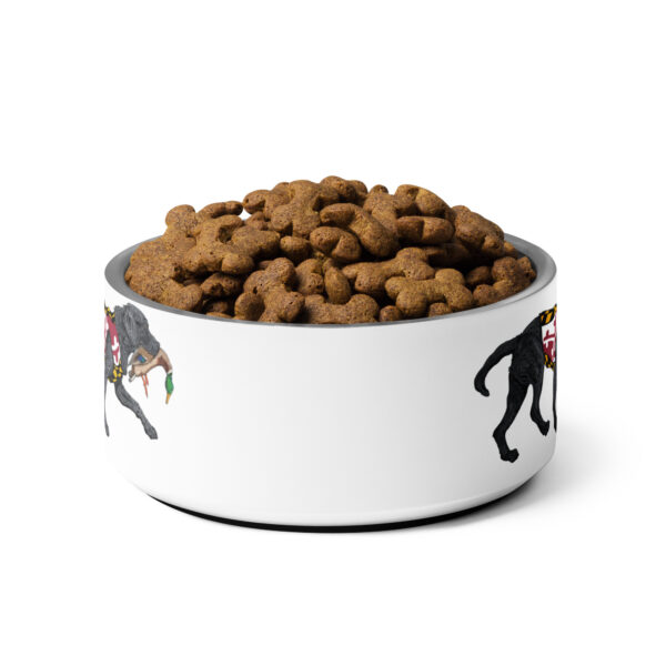 md black lab pet bowl