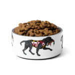 md black lab pet bowl