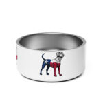 tx blue lacey dog bowl