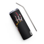 md buck skull stainless steel tumbler