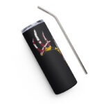 md buck skull stainless steel tumbler