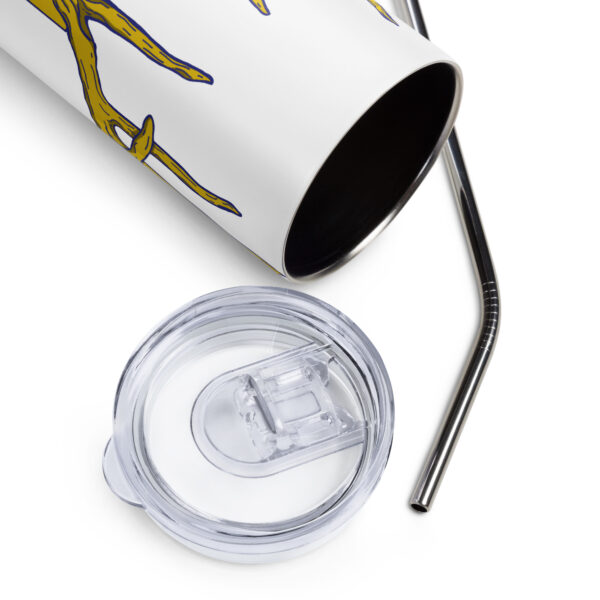 in buck skull stainless steel tumbler