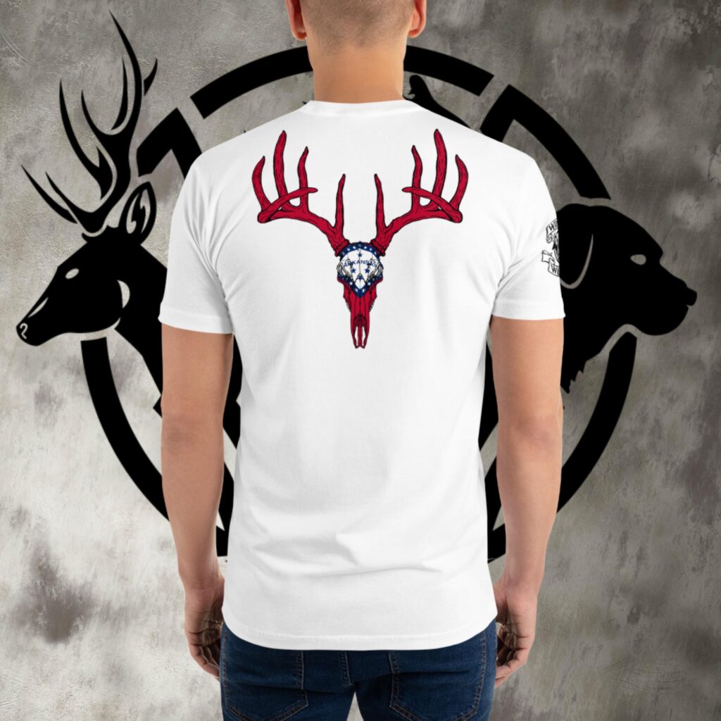 ar buck skull 2 short sleeve t shirt