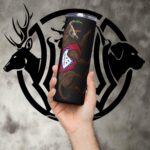 ar labrador chocolate stainless steel tumbler