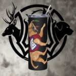 ar labrador yellow stainless steel tumbler