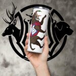 ar labrador chocolate stainless steel tumbler