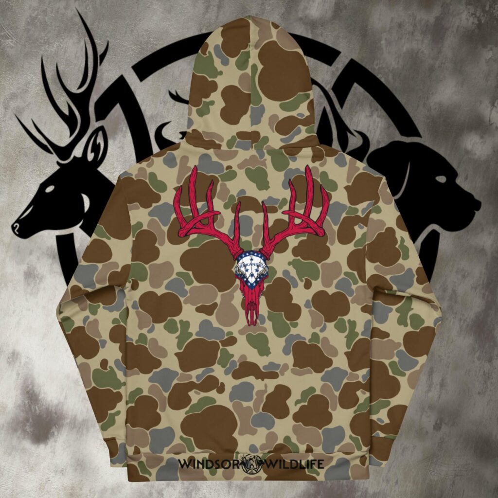 ar deer hunter ww os camo unisex hoodie