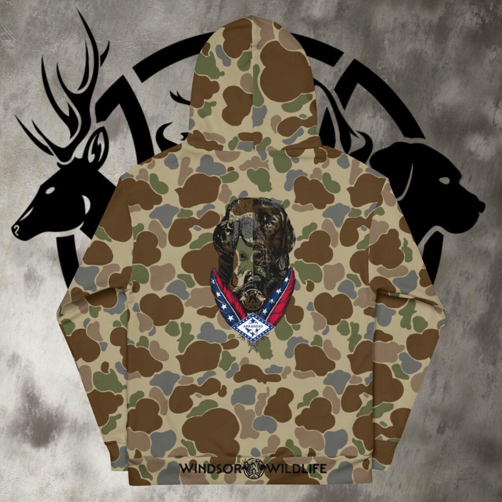 ar duckdog ww os camo unisex hoodie