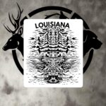 la alligator white bubble free stickers
