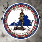 va deer hunter seal bubble free stickers