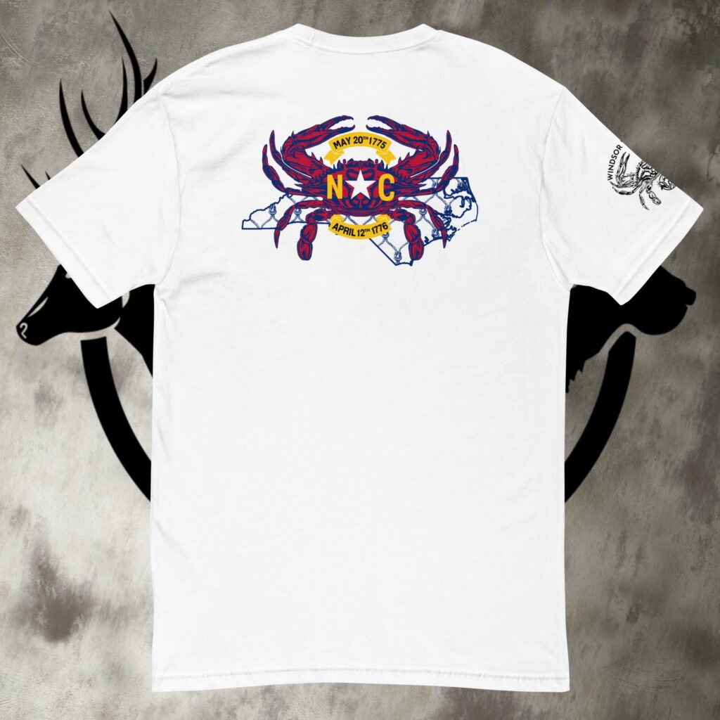 nc crab short sleeve t shirt
