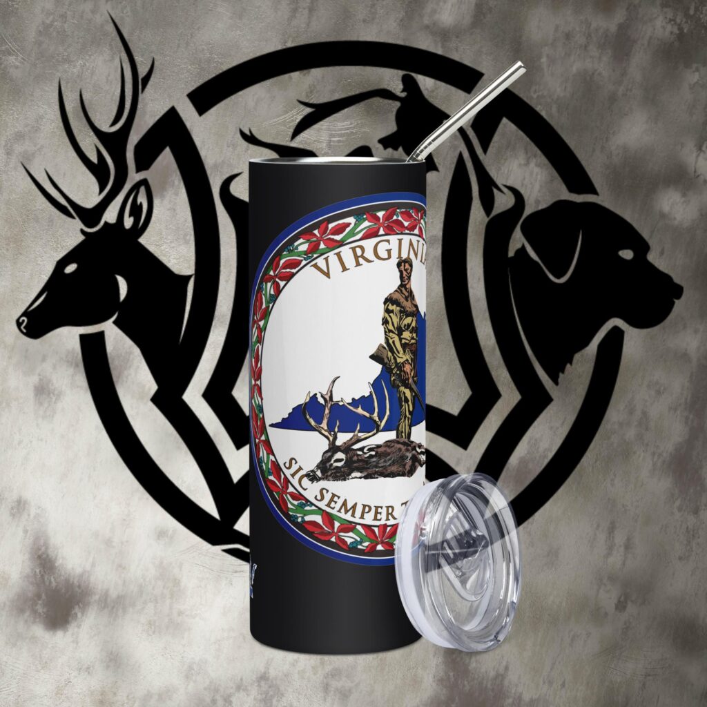 va deer hunter stainless steel tumbler