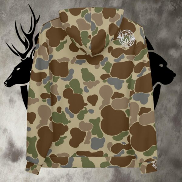 ww logo old school camo unisex hoodie