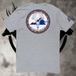 va deer skull short sleeve t shirt