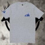 va deer skull short sleeve t shirt