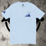 va deer skull short sleeve t shirt