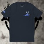 va deer skull short sleeve t shirt
