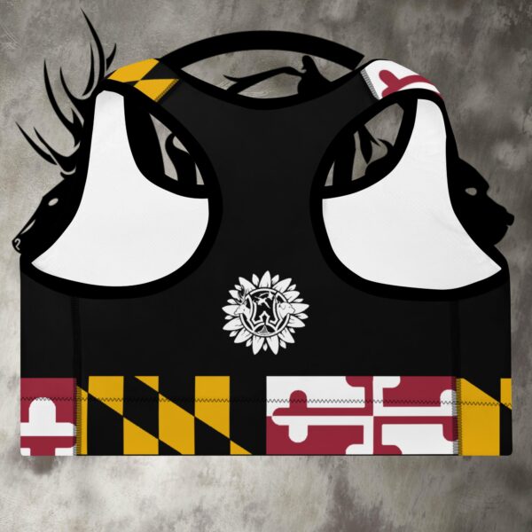 sports bra maryland flag trim