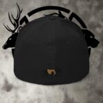 hat ww front & lab black back twill cap