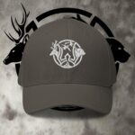 hat ww front & lab black back twill cap