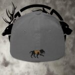 hat ww front & lab black back twill cap