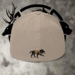hat ww front & lab black back twill cap