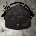 hat ww front & lab black back twill cap