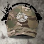 hat ww front & lab black back twill cap