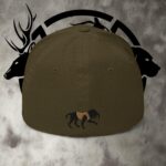 hat ww front & lab black back twill cap