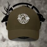 hat ww front & lab black back twill cap