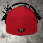 hat ww front & lab black back twill cap