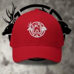 hat ww front & lab black back twill cap
