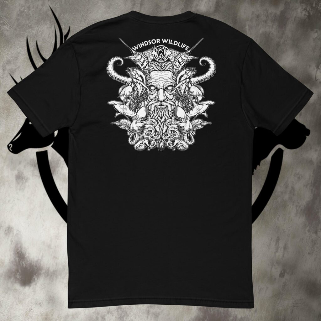 ww poseidon black short sleeve t shirt