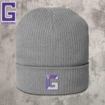 beanie organic ribbed g stick logo