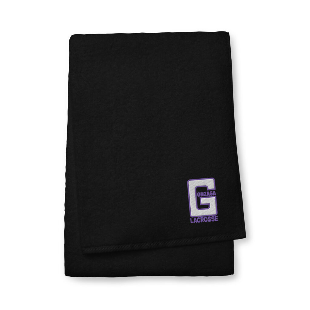 towel embroidered g logo