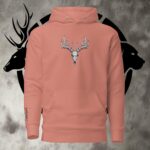 buck skull unisex hoodie