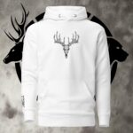 buck skull unisex hoodie