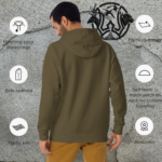 buck skull unisex hoodie