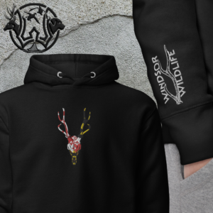 buck skull unisex hoodie